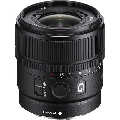 Amazon.com : Sony E 15mm f/1.4 G Lens Bundle with 3PC Filter