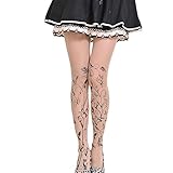 tattoo strumpfhose Transparente Strapsstrümpfe,Tragen Sie es zeigt Ihr Körper mehr charmant.