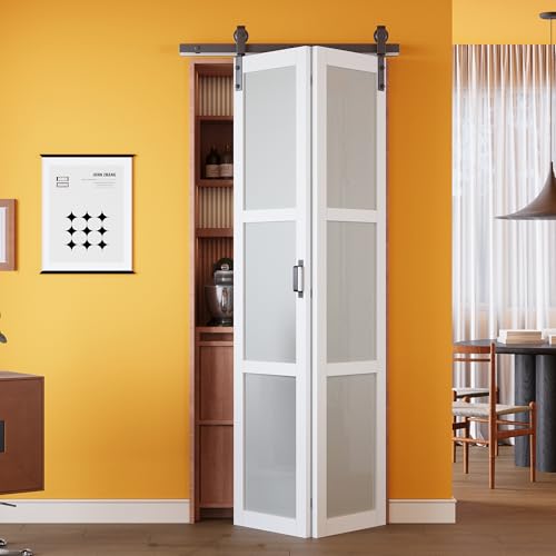 JUJUBON Paintable Bifold Door