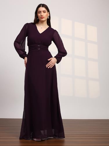 Image of Globus Women Dress (8909389034557 Burgundy L)