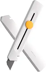 Estilete SK5, Lâmina Cônica Revestida, Corte Preciso, Design Ergonômico e Seguro, Ideal para Cortar Papel, Carpete e Abrir Pacotes