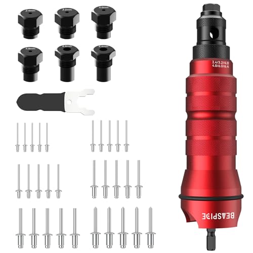 Beaspire Profi Nietaufsatz für Akkuschrauber oder