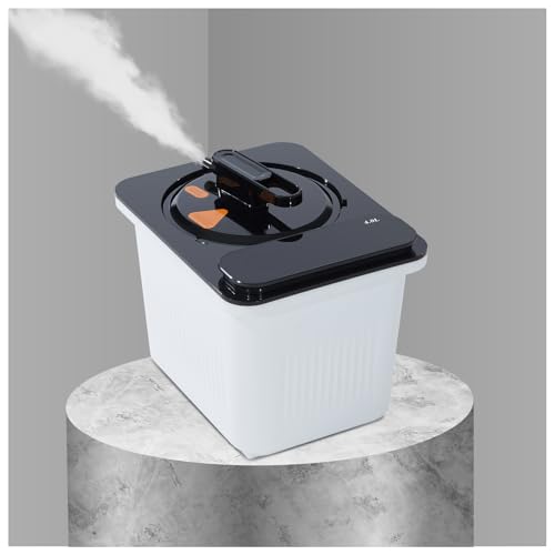 amocane Sauna Steamer Pot, 4L Portable Steam Generator for with Remote Control, 4L 1400W Saunas Steam Machine for Sauna, 120 MIN Timer, Portable Sauna Steamer for Home Spa Sauna Accessories