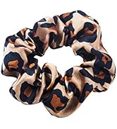 leopard Print Hair Rope Hair Ring - cheetah print scrunchie Cow Print Camo Hair Bands for Women o...