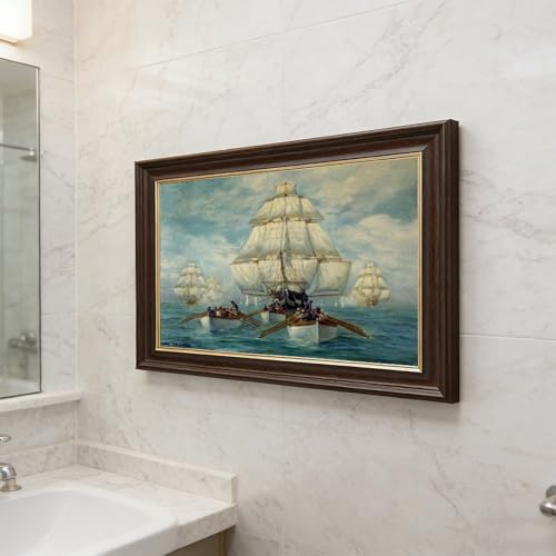 Cadre à suspendre USS Constitution poster cadeau histoire