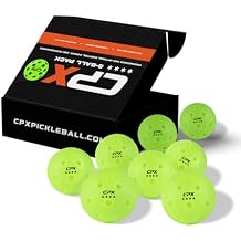 CPX 8-Pack Outdoor Pickleball Outdoor, Seamless & Long-Lasting Great for Beginners, Pros, Clubs