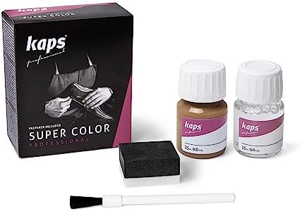 Kaps Super Color z Podkładem - Farba do Butów ze Skóry Naturalnej, Syntetycznej i Tekstyliów, 70 kolorów