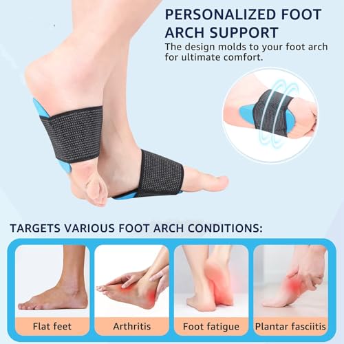 Image of Gozaqe Arch Support for Flat Feet,Foot Care Plantar Arch Support