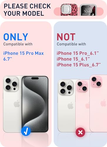 I-Blason Cosmag - Custodia Protettiva Per Iphone 15 Pro Max 6,7 Pollici (Versione 2023), Custodia Protettiva Sottile A Corpo Intero Ed Elegante, Compatibile Con Magsafe Con Pellicola Protettiva - 2
