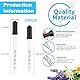 Glas Pipetten,24pcs Glas Pipette Dropper,Glas Transfer Pipetten,1ml Glaspipette mit Gummikopf,Glas Pipette Dropper,Messpipetten Glass,Tropfpipette Glas,Glass Measuring Pipette,für Ätherisches Öl