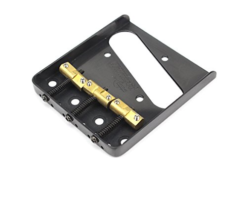 Tele Electric Guitar Ashtray Bridge Black Wilkinson WTB Telecaster Brass - Thumbnail 4