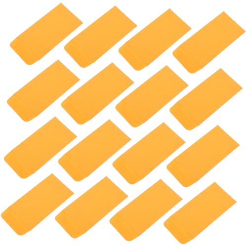 HAPINARY 100 Piezas saco de correo sobres kraft sobres de bolsillo sobres de dinero en efectivo para el presupuesto mini sobres para oficina sobres para guardar frutas papel kraft Yellow