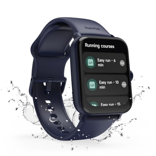 Montre connectée GPS Hama 6010 bleue avec écran TFT et appels - 5