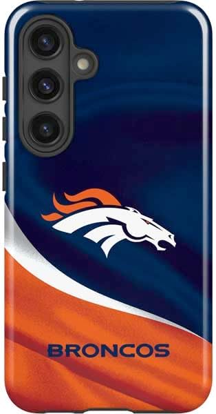 Skinit Impact Phone Case Compatible with Galaxy S25 - Officially Licensed NFL Denver Broncos Breakaway Design