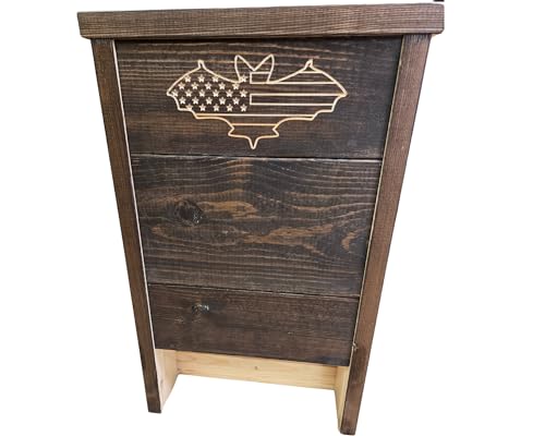 Made in USA Brown Pine Bat House, 2-Chamber