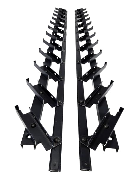 Sellon24 persianas de aluminio negro RAL 9004 de 1090 mm exclusivas