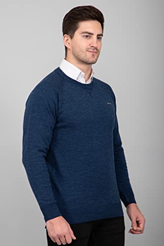 Image of GODFREY Round Neck Full Sleeve Woolen Sweater for Man Winter Wear - Regular Fit Pullover