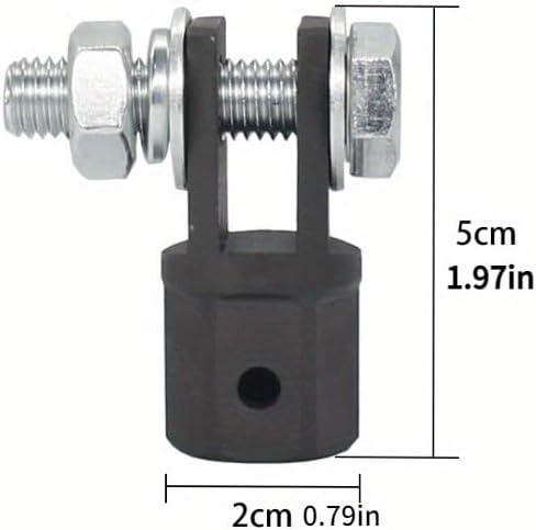 1/2 Inch Scissor Jacks Adaptor Drive Impact Wrench Adapter Tool Jack Shear Chrome Vanadium Steel For Mechanics DIY Enthusiasts