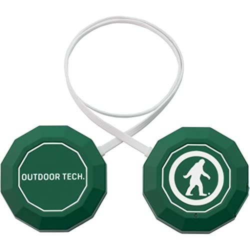 Outdoor Tech - Chips 3.0 - Haut-parleurs Bluetooth pour Casque - Écouteurs Bluetooth sans Fil pour Le Ski, Le Snowboard, Le VTT et l'escalade - Vert