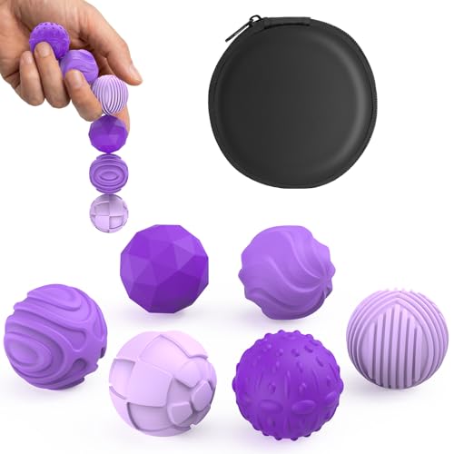 UZAHSK Silicone Magnetic Balls Fidget Toys for Adults & Teens, 6PCS