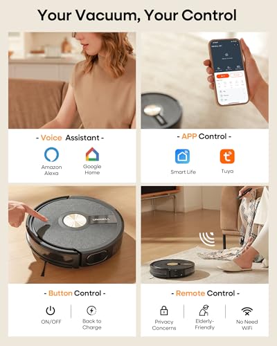 Robot Vacuum with Self-Emptying Station