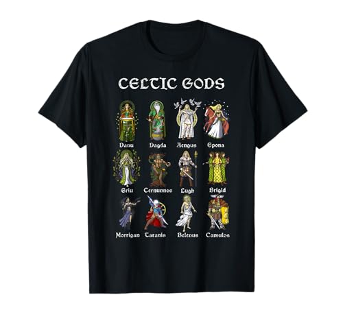 Celtic Mythology Gods Norse Viking Warriors Pagan Nordic T-Shirt