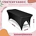 2 Pieces Lash Bed Cover Reusable and Washable, Fitted Massage Table Cover, Lash Extension Bed Mattress Topper Spa Salon or Massage Bed (Black)