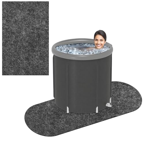 Ice Bath Mat Slip‑Proof Waterproof Floor Mat (40×63)