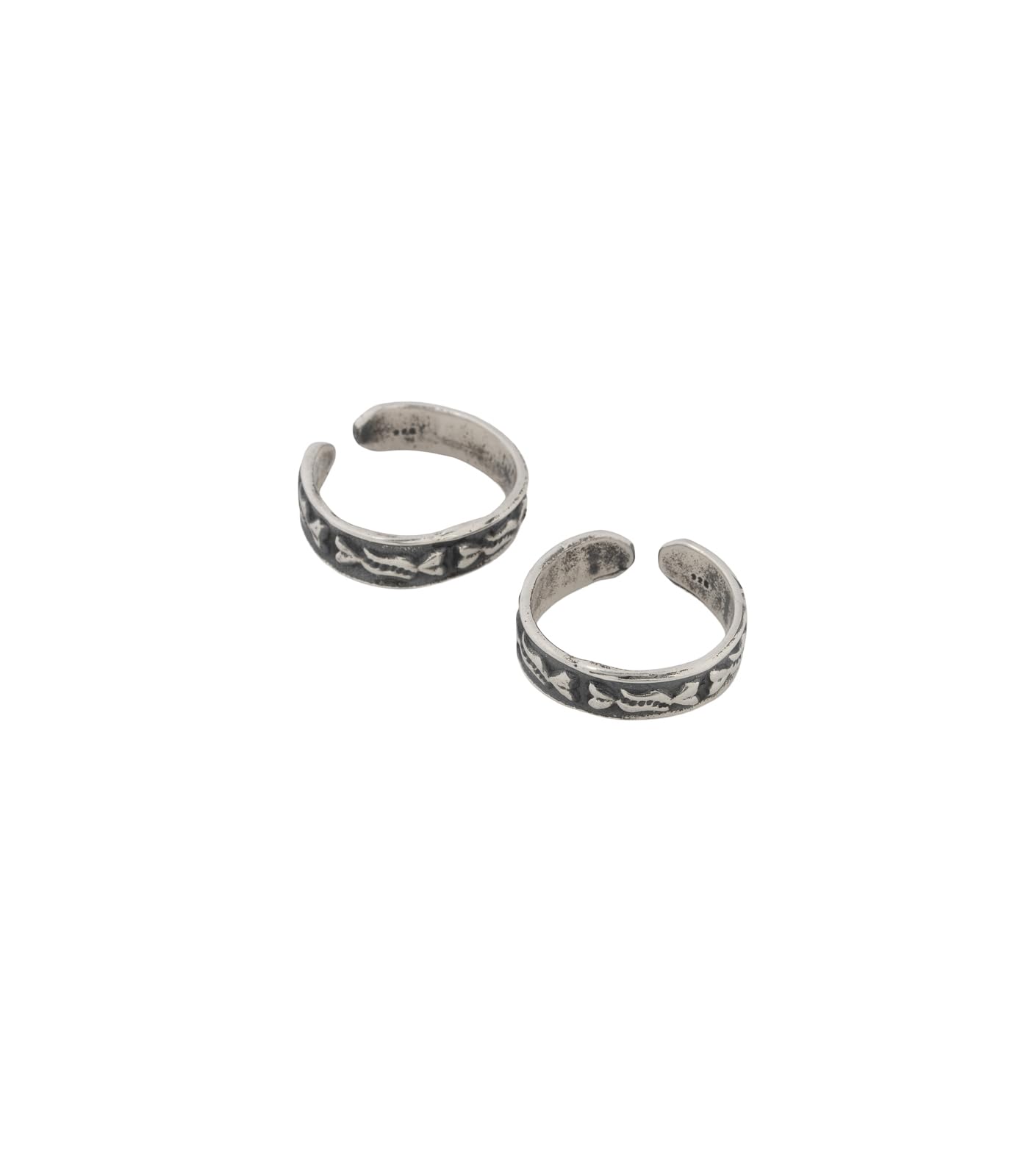 gargi by p.n. gadgil and sons | 925 Sterling Silver | Heart Design Toe Ring | Adjestable | Toe Ring for Women | With Certificate of Authenticity and 925 Stamp-picture-36
