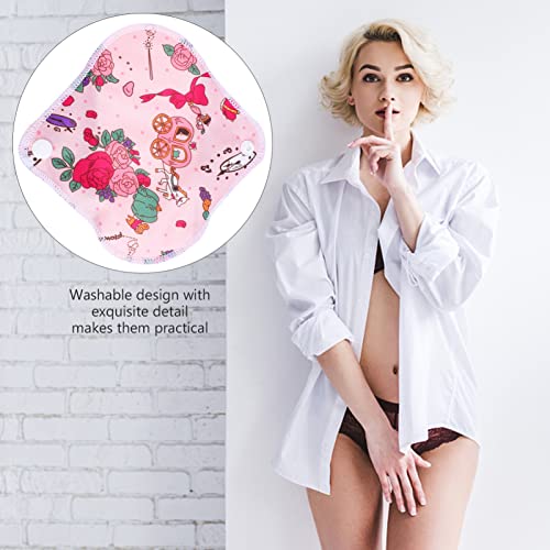 DOITOOL 2 Conjuntos De Guardanapos Menstruais E Laváveis ​​Para O Período De Conforto Molhada Para F