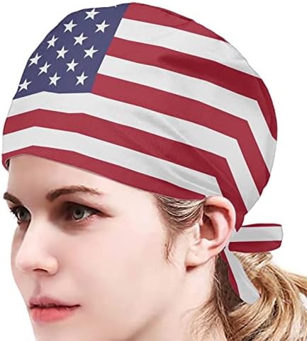 Babrukda Novelty Red Pattern Hats for Women Men, Youth Girls Boys Cap with Sweatband Adjustable Tie Back Hats Head Hair Cover Coat Beanie with Knot Headwear Caps