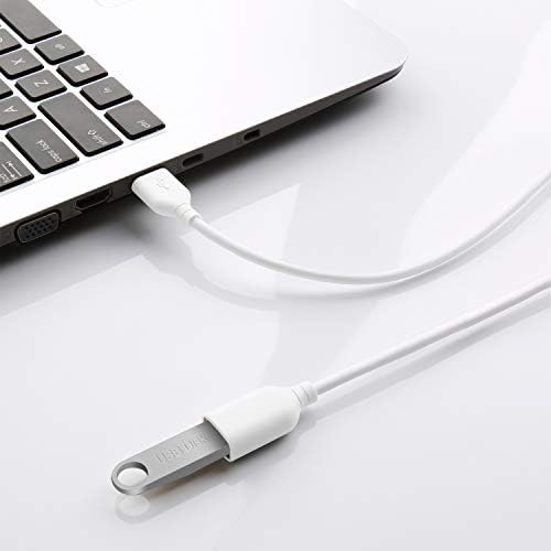 Fasgear [10ft/3m] USB 2.0 Extension Cable - A Male to A Female Charging and Syncing USB Extender Cord (10ft, White)