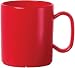 Produktbild 5x Waca Henkelbecher FUN 325ml rot Pappbecher, Kaffeetasse