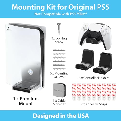 TotalMount Original Mount and Three Controller Holders (Not Compatible with PS5 Slim) - Thumbnail 2