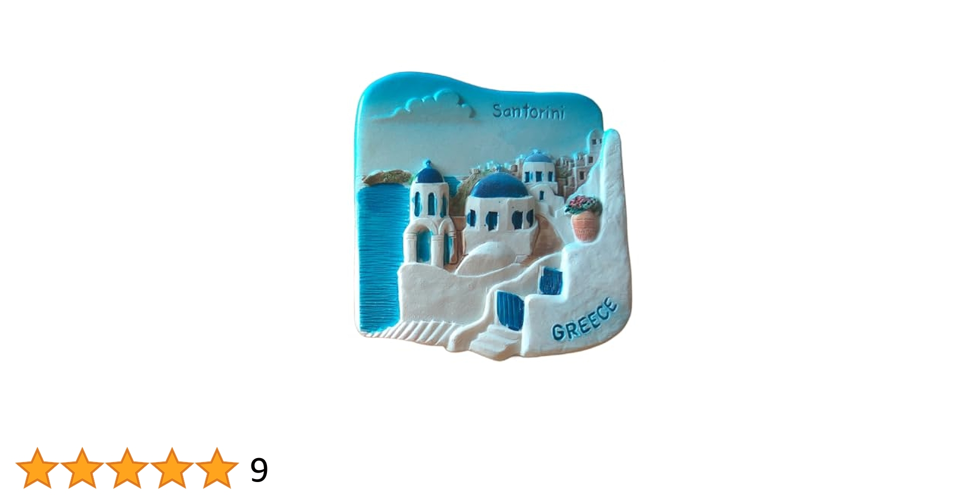 Amazon.co.jp: 3D 手作り サントリーニ島 ギリシャ エーゲ海