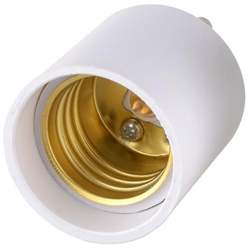 Image of Onite GU24 to E26 Adapter, 600W 320F Heat Resistant Socket Converter, High Power GU24 Bulb Base to E26 /E27 Medium Socket, for Halogen /Incandescent /LED Bulbs (1pcs)