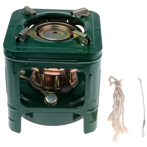 Stufa Da Campeggio Winnerwell In Ghisa Con Finestre In Mica | Fornello A Cherosene Portatile Vintage Per Cucinare E Riscaldare - 4