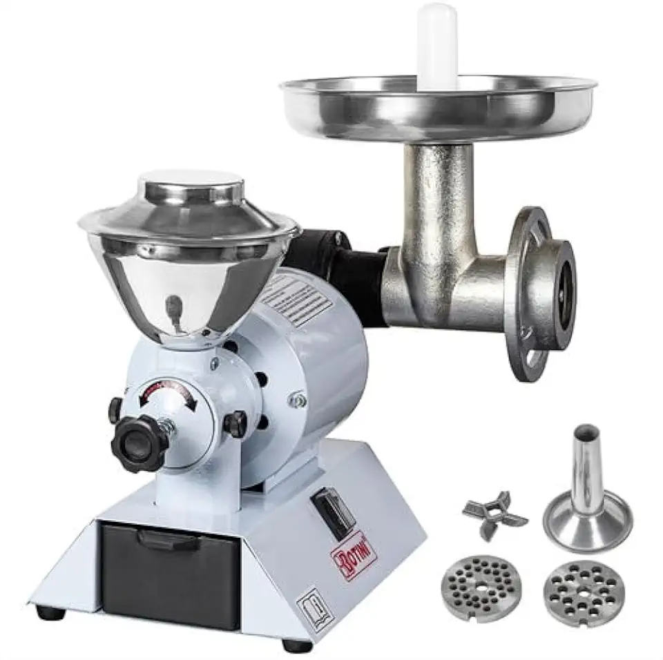 Multiuso Moedor de Carne e Café Elétrico Botini B5509 Bivolt Moedor Legumes Temperos Café Torrado Moedor Industrial com Funil para Linguiça