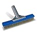 Poolmaster 20177 10" Aluminum-Back Algae Brush w/ Stainless Steel Bristles - Classic Collection