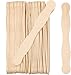 Wooden 8" Fan Handles, Wedding Programs, or Paint Mixing, Pack 200, Jumbo Craft Popsicle Sticks for Auction Bid Paddles, Wooden Wavy Flat Stems for Any DIY Crafting Supplies Kit, by Woodpeckers