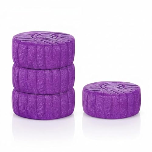 Image of Kitchen Lavender Toilet Cleaner Blocks Pack of 10 | Drop-In Toilet Tank Tablets | Purple Water Effect, Fights Stains, Whitens Bowl | Long Lasting Cleaning Action (Pack of 1)