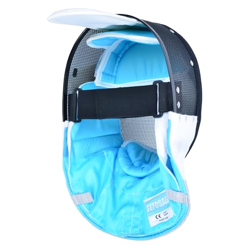 Foil Fencing Mask - 350N Mask with Removable Lining - CE Certified Foil Fencing Helmet (Removable Lining, Large) by FEFOSAEP - Image 3