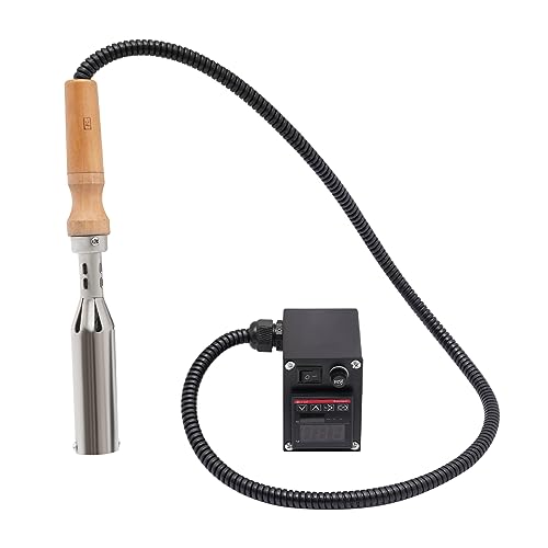 1.4inch Electric Branding Iron, 300W Adjustable Temperature Digital Display Metal Branding Iron, Portable Electric Branding Iron for Leather, Plastic, Paper, Cake, Wood