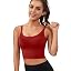 N-wine-red Sports Bra