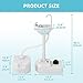 YITAMOTOR Portable Sink 17L Camping Hand Washing Station with 24L Sewage Tank, Wheels, Soap Dispenser, Towel Holder, for Garden, Gather, Worksite, Outdoor, Travel, Boat