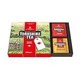 Yorkshire Tea Assorted Teas Sampler, Variety Gift Box, Individually Wrapped Bags, 20 Count (Pack of 1), Gold, Red, Caramelised & Malty Biscuit Brews, Caffeinated, Enjoy Hot or Iced, 20 Teabags
