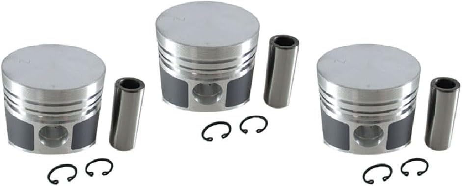 Pistons Set STD 72mm for Kubota D850 (100% Taiwan Made) x 3 Pcs
