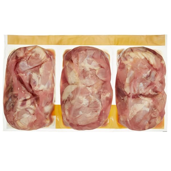 Organic Fresh Chicken Thighs | Antibiotic Free | Boneless | Skinless | No Added Hormones; No Added Steroids; No Added Salt; No Artificial Ingredients [ 88 oz, 5.5 lb ]