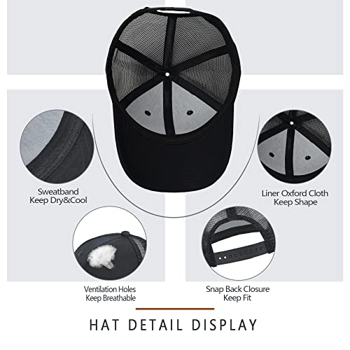 Image of Fishing Hat Fishing Gifts for Men Bass Fish Flag Snapback Trcuker Hats for Men Fishing Gear Accessories Stuff