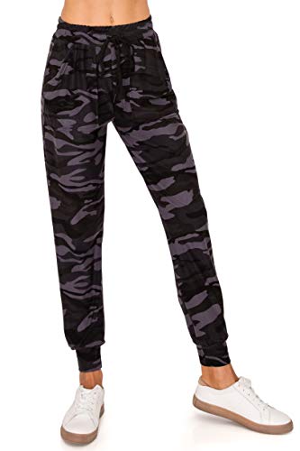 ALWAYS Women Camo Jogger Pants - Super Skinny Fit Lightweight Premium Soft Stretch Drawstrings Pockets Pants 153 2XL - image 3
